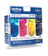 BROTHER DCP-385C MULTIPACK CMYK LC1100VALBP ORIGINAL
