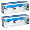 HP 78A DUAL PACK CARTUS TONER NR.78A CE278AD 2X2,1K ORIGINAL PENTRU HP LASERJET PRO P1566