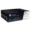 HP 305A TRIPACK CMY CARTUS TONER NR.305A CF370AM 3X2,6K ORIGINAL PENTRU HP LASERJET PRO 300 M351A