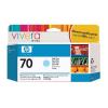 HP 70 CARTUS CERNEALA LIGHT CYAN VIVERA NR.70 C9390A 130ML ORIGINAL PENTRU HP DESIGNJET Z5200PS